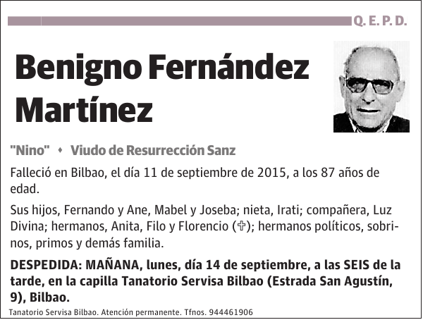 Benigno Fernández Martínez