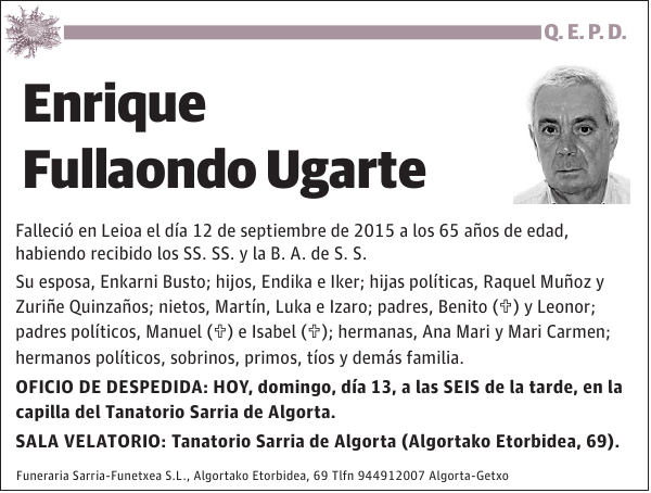 Enrique Fullaondo Ugarte