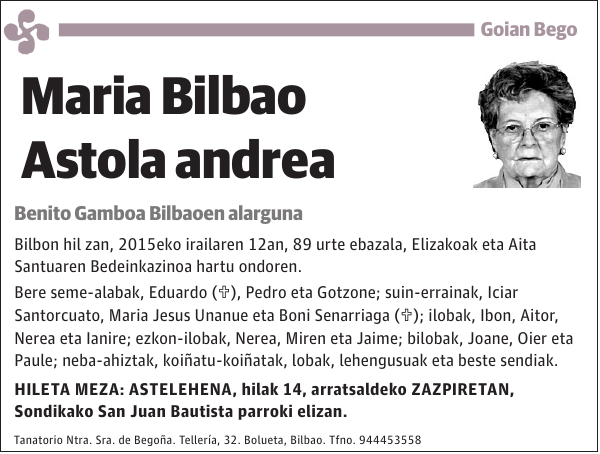 Maria Bilbao Astola