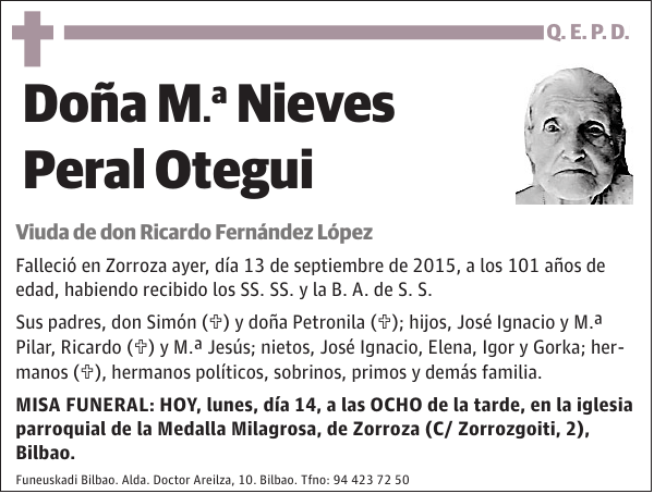 María Nieves Peral Otegui