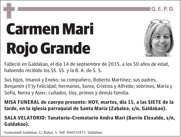 Carmen Mari Rojo Grande