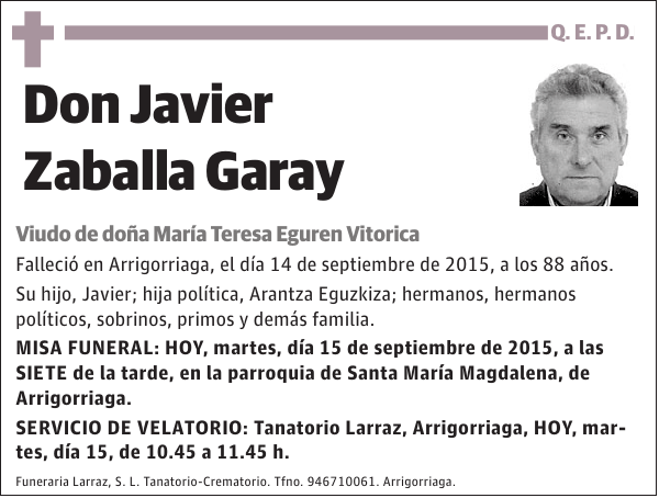 Javier Zaballa Garay