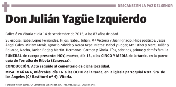 Julián Yagüe Izquierdo