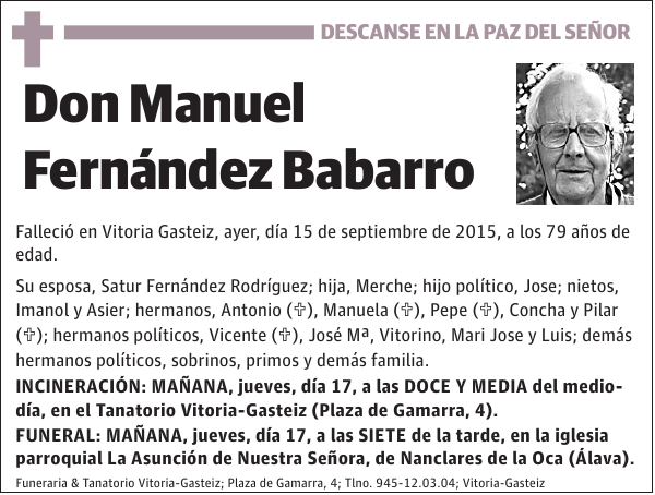 Manuel Fernández Babarro