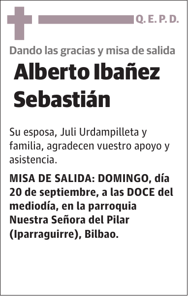 Alberto Ibañez Sebastián