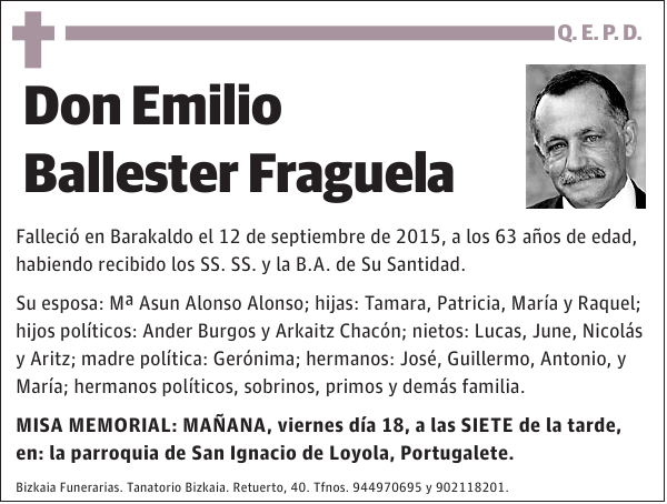 Emilio Ballester Fraguela