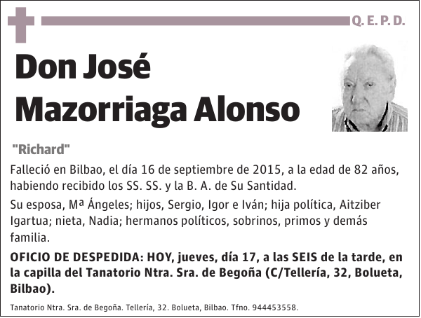 José Mazorriaga Alonso