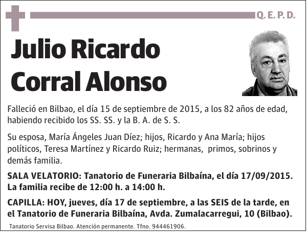 Julio Ricardo Corral Alonso