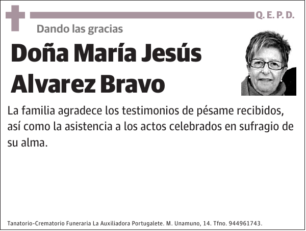 María Jesús Alvarez Bravo