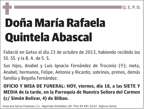 María Rafaela Quintela Abascal