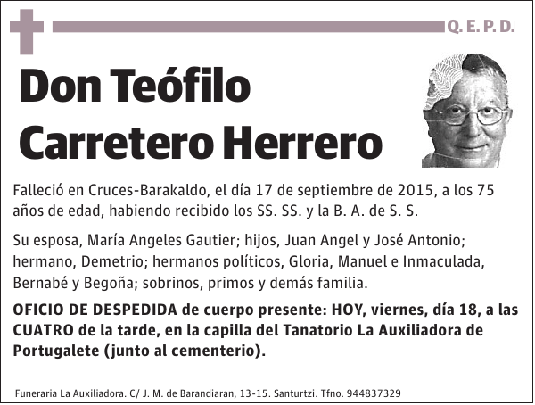 Teófilo Carretero Herrero