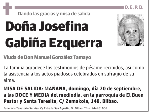 Josefina Gabiña Ezquerra