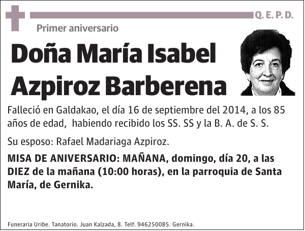 María Isabel Azpiroz Barberena