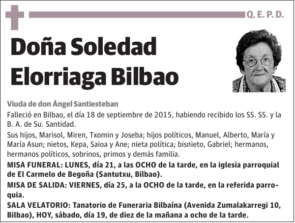 Soledad Elorriaga Bilbao