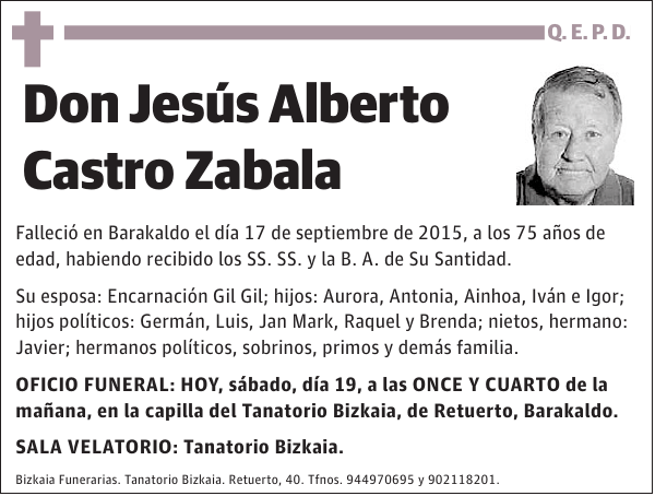 Jesús Alberto Castro Zabala