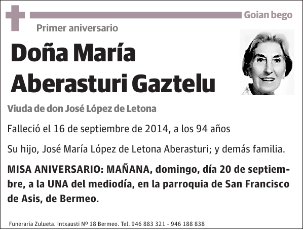 María Aberasturi Gaztelu