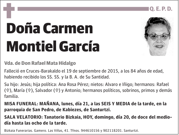 Carmen Montiel García