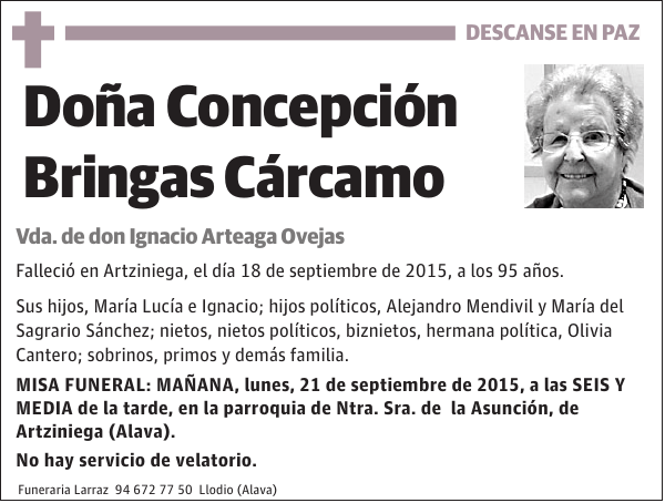 Concepción Bringas Cárcamo