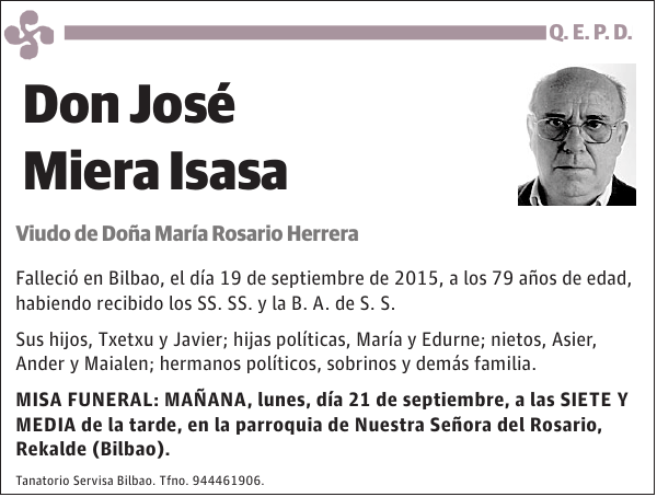 José Miera Isasa