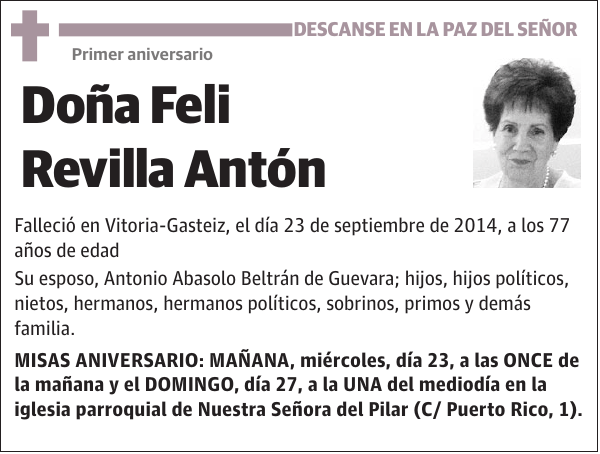 Feli Revilla Antón