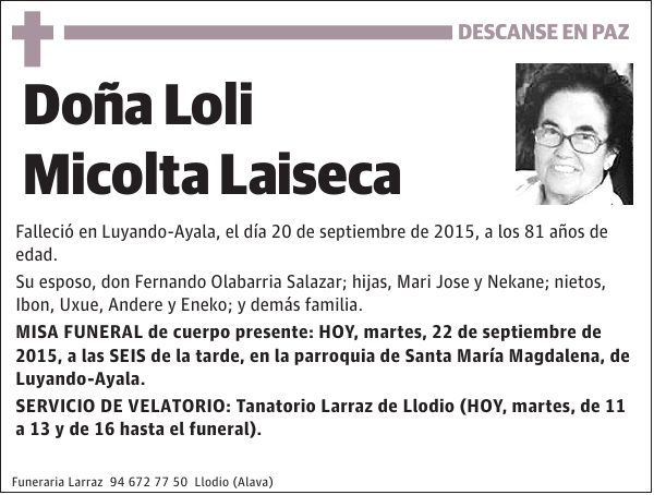 Loli Micolta Laiseca