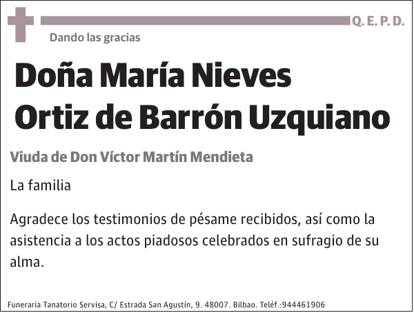 María Nieves Ortiz de Barrón Uzquiano