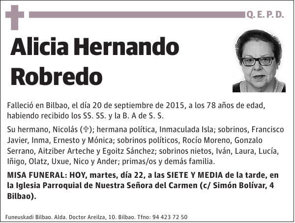 Alicia Hernando Robredo