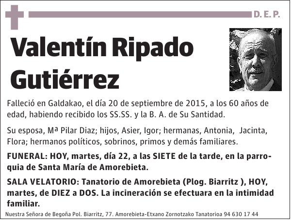 Valentín Ripado Gutiérrez