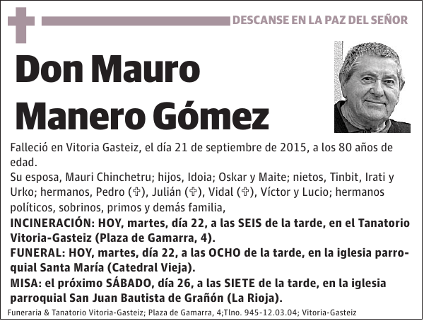 Mauro Manero Gómez