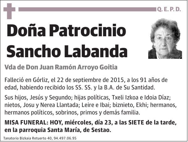 Patrocinio Sancho Labanda