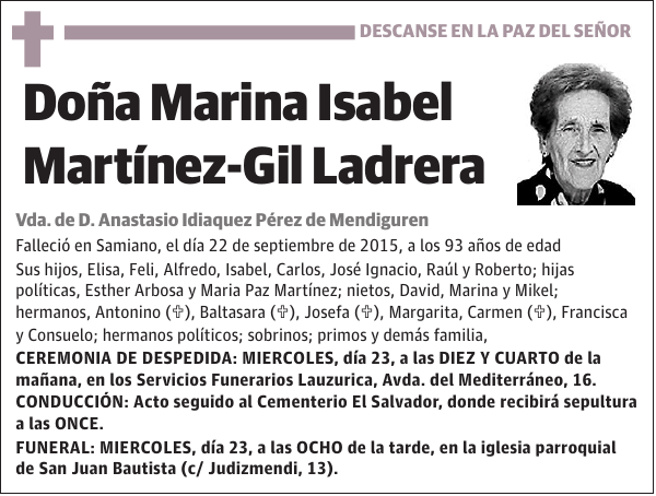 Marina Isabel Martínez-Gil Ladrera