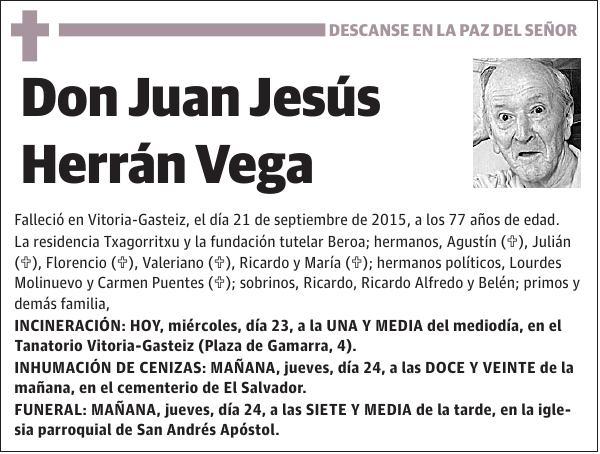 Juan Jesús Herrán Vega