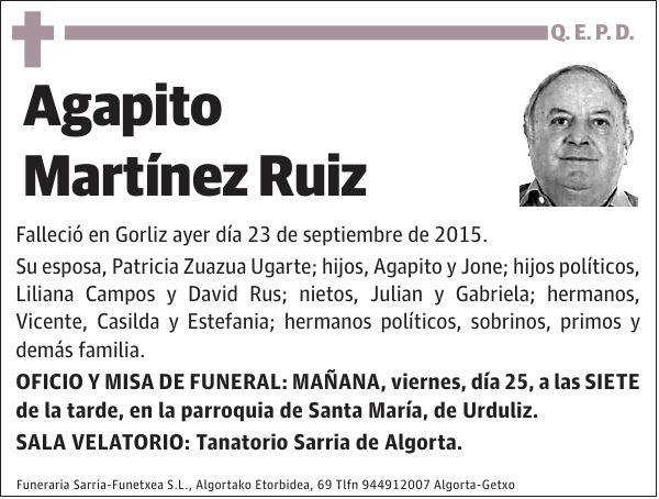 Agapito Martínez Ruiz