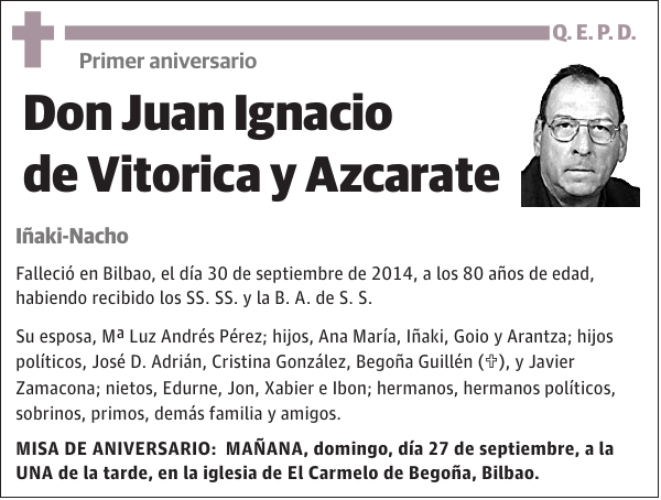 Juan Ignacio de Vitorica y Azcarate