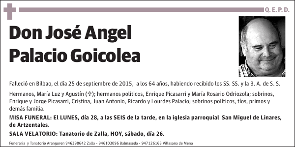 José Angel Palacio Goicolea