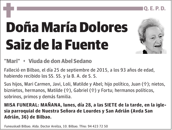 María Dolores Saiz de la Fuente