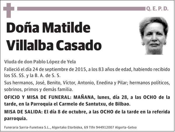 Matilde Villalba Casado