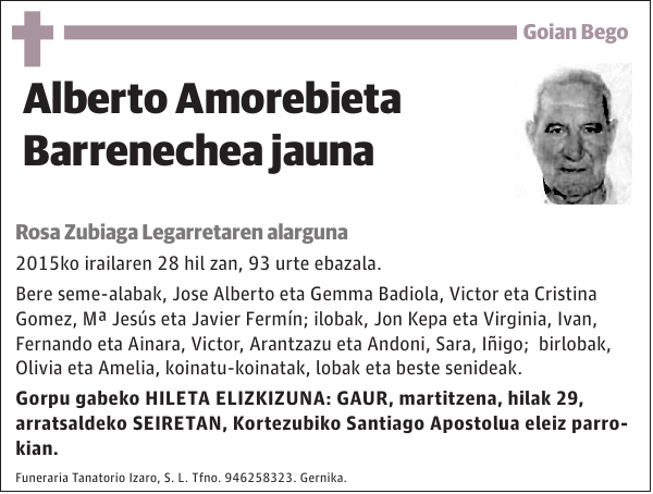 Alberto Amorebieta Barrenechea