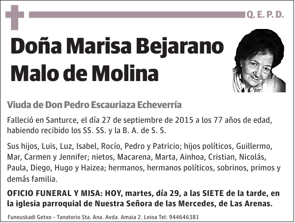 Marisa Bejarano Malo de Molina