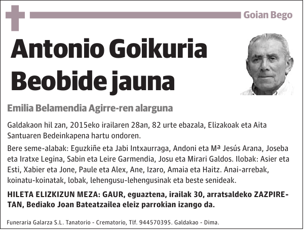 Antonio Goikuria Beobide