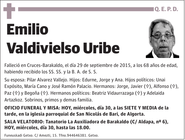 Emilio Valdivielso Uribe