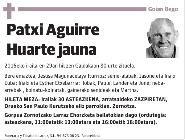 Patxi Aguirre Huarte