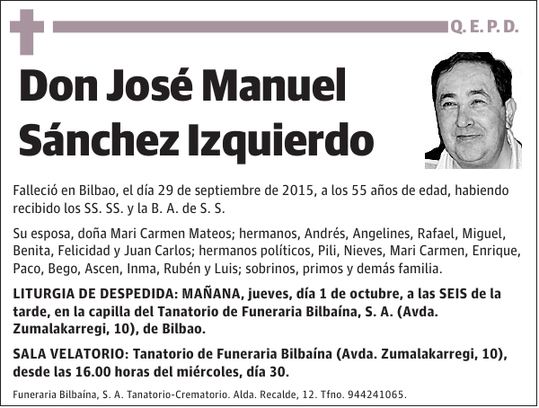 José Manuel Sánchez Izquierdo