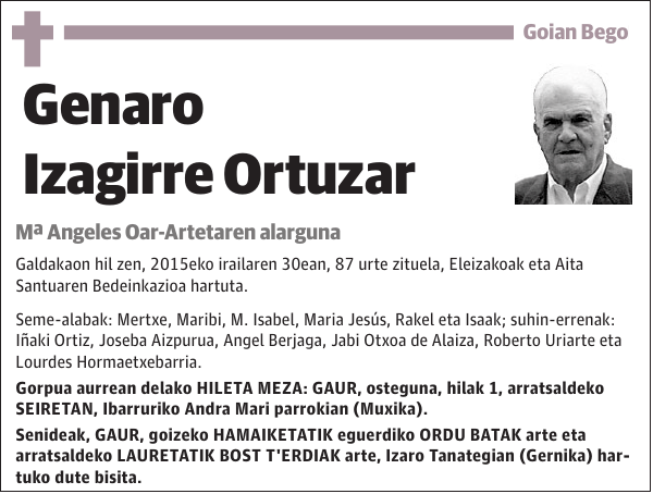 Genaro Izagirre Ortuzar