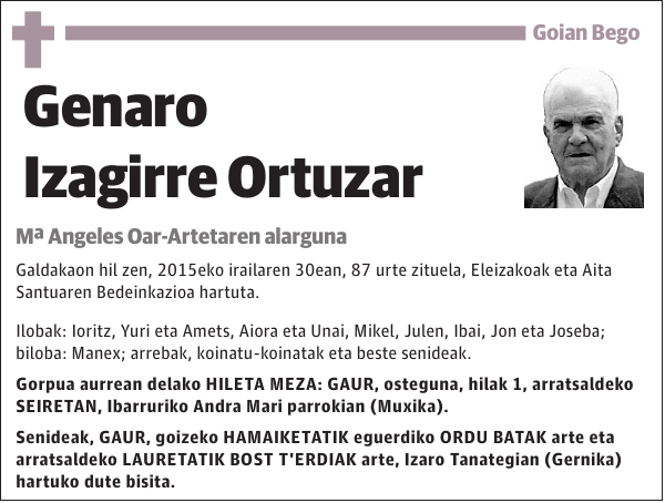 Genaro Izagirre Ortuzar