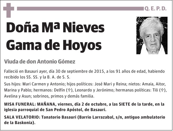 Mª Nieves Gama de Hoyos