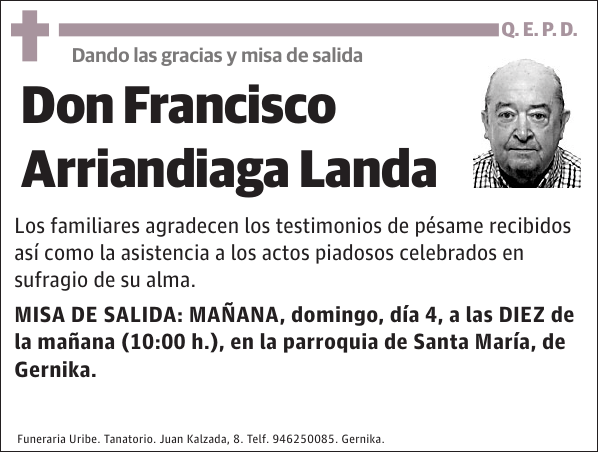 Francisco Arriandiaga Landa