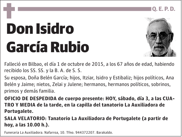 Isidro García Rubio