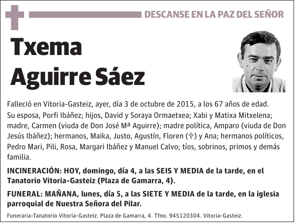 Txema Aguirre Sáez