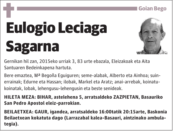 Eulogio Leciaga Sagarna